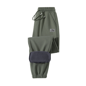 【真维斯】冬季酷丝格重磅加厚卫裤男