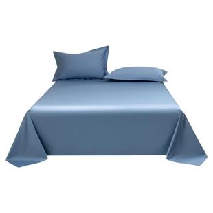 A类200支长绒棉床单单件纯棉全棉150x200双人贡缎1.8米加厚被单