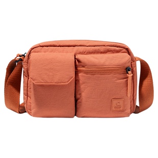 Fouvor火狐超轻便复古多口袋斜挎包女多功能时尚休闲单肩小方包