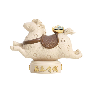 马上有钱马摆件办公室电视柜酒柜桌面装饰品生肖马工艺品开业礼物