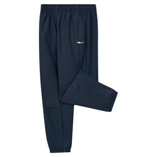 鸿星尔克童装儿童加绒裤秋冬季加厚保暖棉裤男童防风防水运动裤子