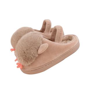 宝宝棉拖鞋冬季男童女童卡通可爱1-3岁室内家居包跟保暖儿童棉鞋