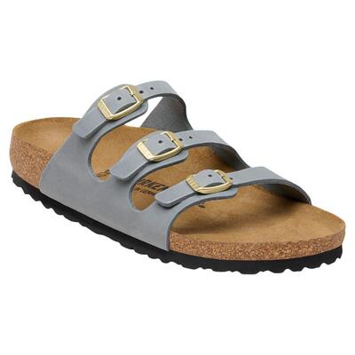BIRKENSTOCK勃肯牛皮革多带拖鞋