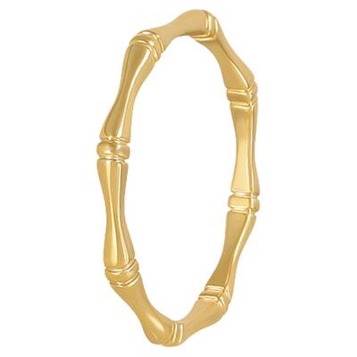 竹节戒指女轻奢设计ins时尚