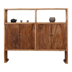 Ni+尼家侘寂风装饰柜四门边柜老木实木餐边柜中古民宿酒店玄关柜