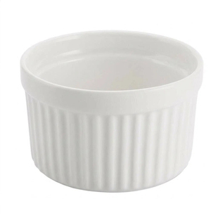 6个装陶瓷烤碗焦糖布丁杯8oz Porcelain Ramekins with Lid Set