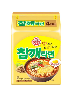 【自营】韩国进口不倒翁芝麻鸡蛋面韩式速食泡面宿舍拉面方便面