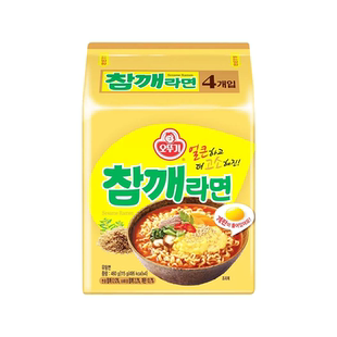 【自营】韩国进口不倒翁芝麻鸡蛋面韩式速食泡面宿舍拉面方便面