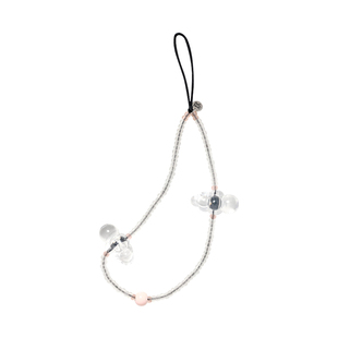 String Ting 透明果冻云手机链彩虹糖果云适用于iPhone全系列便携挂链挂绳腕带配件串珠链条ins云朵水晶