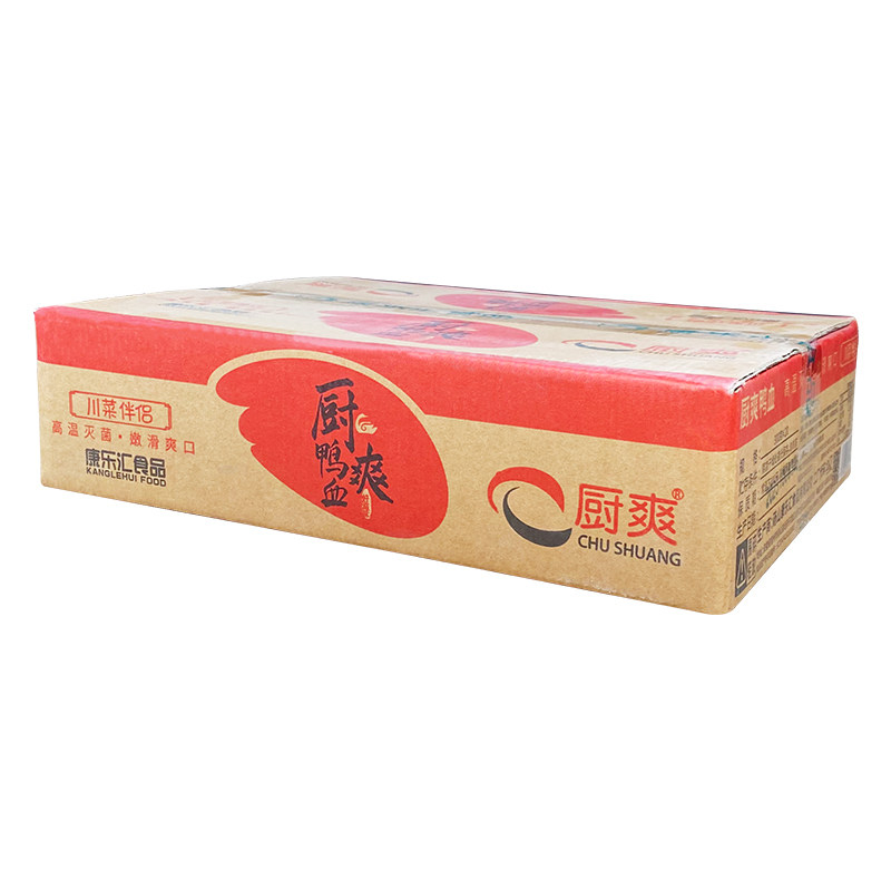 四川厨爽鸭血300g*20盒装整箱