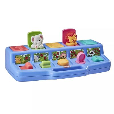 孩家动物弹出式躲猫猫按钮