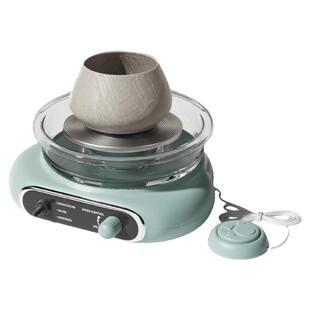 儿童陶艺拉胚机6岁彩泥陶瓷制造机教学设备8免烧陶泥手工DIY制作