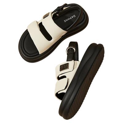 daphne厚底网红圆头踩屎感拖鞋鞋