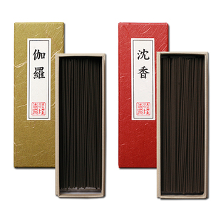 日本线香 法隆 寺原装进口伽罗沉香线香净化空气礼佛天然室内熏香