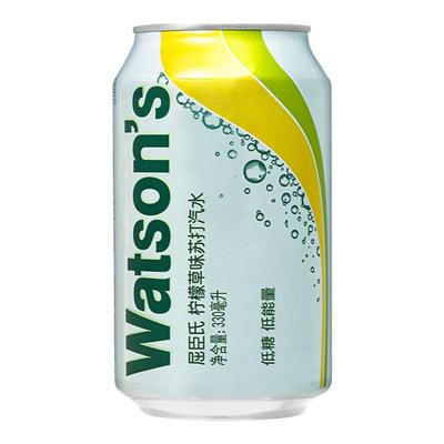 watsons屈臣氏柠檬草苏打水
