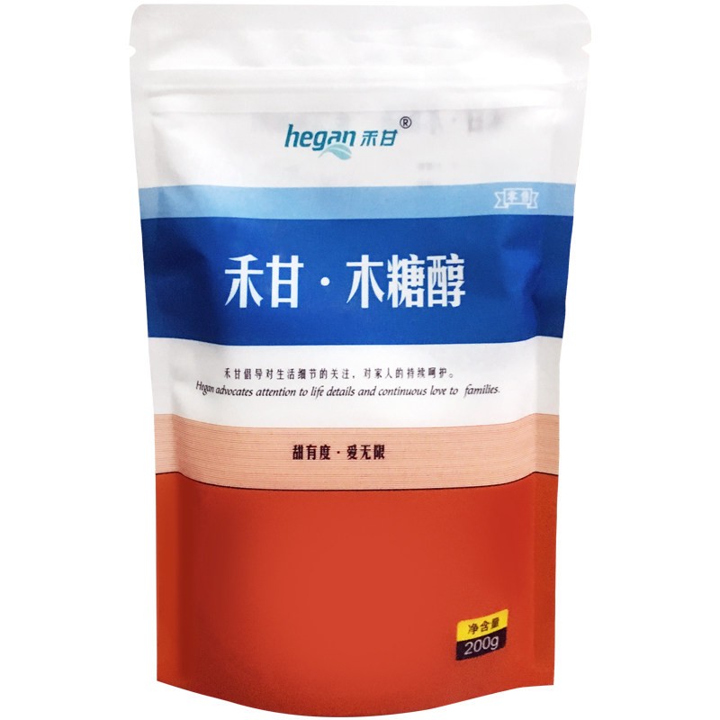 禾甘木糖醇200g袋装餐桌甜味剂糖尿人食品烘焙原料专用健康代糖