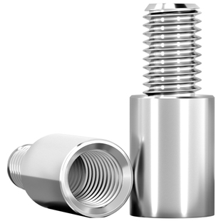 304不锈钢圆型连接柱单头转换螺柱隔离柱铜柱机箱M2M3M4M5M6M8M10