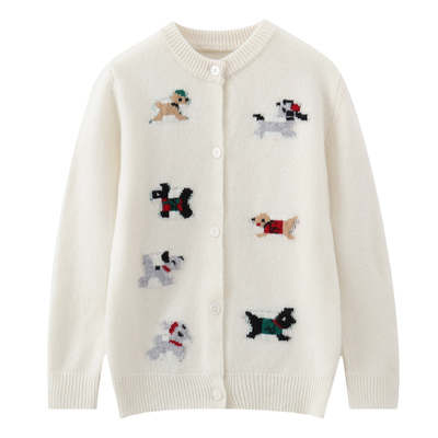 高品质秋冬儿童纯羊毛衫