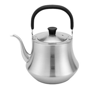 仙德曼加厚鸣笛不锈钢烧水壶304家用老式明火大容量电磁炉煤气通