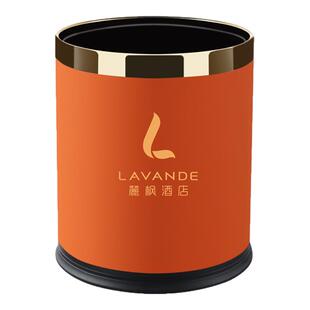 酒店垃圾桶客房商用办公室双层宾馆餐厅台球KTV专用定制logo餐饮