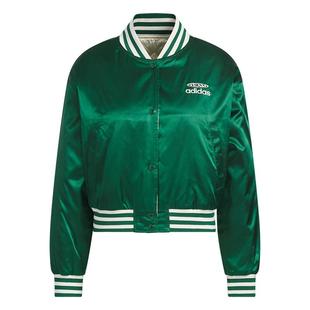 双面穿复古印花飞行员运动保暖棉服女装秋冬adidas阿迪达斯三叶草