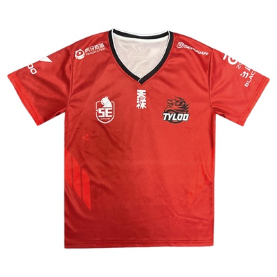 TYLOO天禄队服2025CSGO夺冠T恤