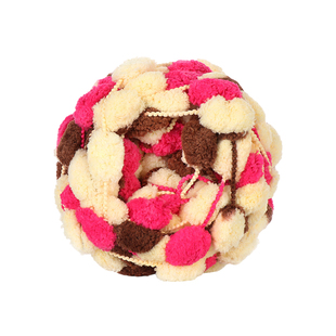 环创手工diy材料包美工区装饰毛球线团绿色毛线球团幼儿园编织区