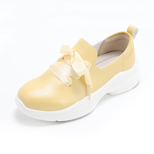 Pansy盼喜日本女鞋休闲运动鞋一脚蹬轻便厚底透气百搭秋款女鞋