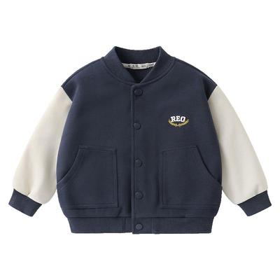 右欧男童棒球服女童外套经典款
