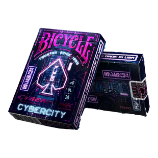 bicycle单车扑克牌花切网红创意纸牌卡牌赛博朋克城市电路控制台