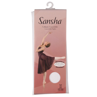 正品Sansha三沙成人ballet舞蹈袜练功袜芭蕾舞考级连裤袜脚底带洞