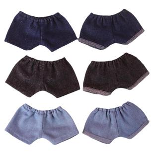 娃衣10cm15cm20cm40cm牛仔裤西裤休闲运动棉花娃娃17cm拉布布裤子