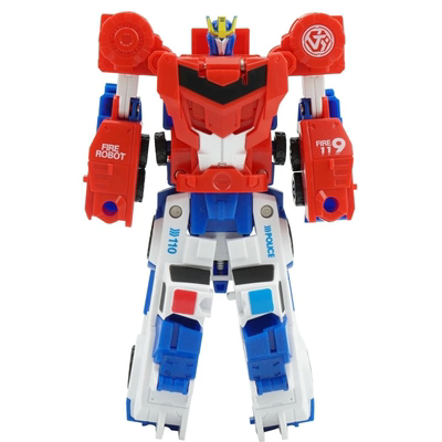 二合一战神变形机器人男孩