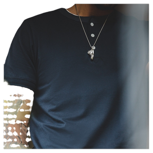 美式肌肉重磅cleanfit亨利衫纯棉老钱阿美咔叽短袖T恤男