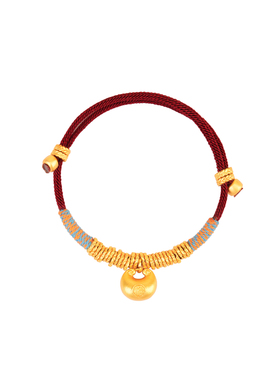 盈国【小胖福】盘缠红绳手链