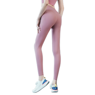 健身裤女无尴尬线紧身裤高腰显瘦弹力裤夏季跑步运动裤提臀瑜伽裤