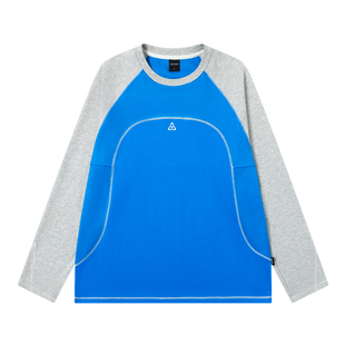 丛林老虎哈苏线凉感抗菌防螨速干长袖美式潮牌户外运动休闲T恤男