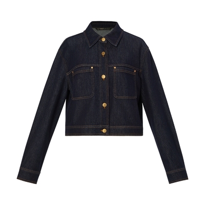歌莉娅春季工装牛仔夹克外套女