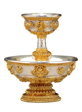 尼泊尔手工护法杯摆件