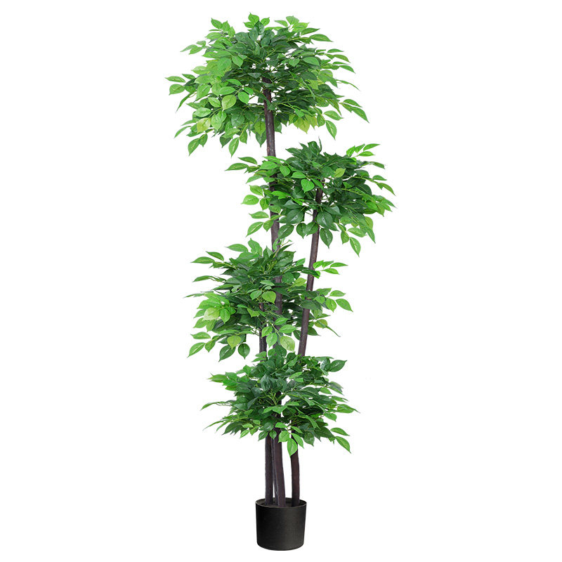 仿真绿植幸福树客厅大型盆栽室内轻奢装饰花仿生植物落地摆件假树