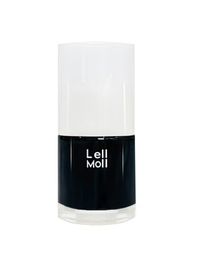 Lellmoll黑色磨砂指甲油健康无味
