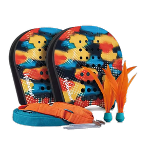 WABOBA室内外竞技羽毛球户外郊游团建手拍毽子拍游戏家用亲子运动