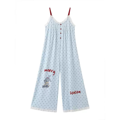 末里末连体睡衣女夏季外穿家居服