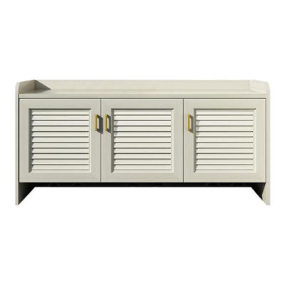 铝合金收纳柜防水防晒可坐换鞋柜