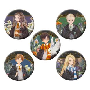 哈利波特正版周边吧唧人物赫敏罗恩马口铁徽章卡通胸章配饰礼物