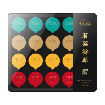 七春四大茗茶礼盒装金骏眉大红袍
