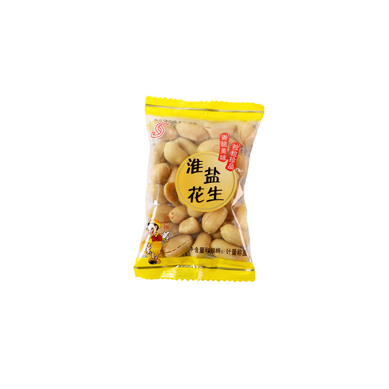 康乐娃淮盐花生炒货零食山东咸干去皮酒鬼花生米独立小包装下酒菜