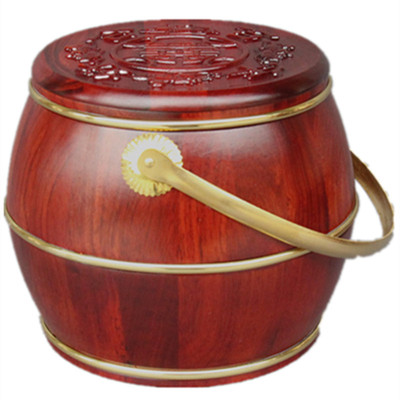 红木大号摆件结婚庆嫁妆子孙桶