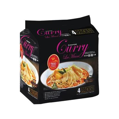 【冠军推荐】新加坡伴手礼Primataste百胜厨咖喱味蒸拉面712g
