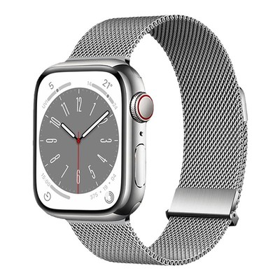 精钢时尚表带，3芯弹簧自动锁扣